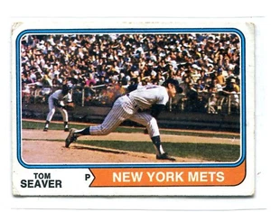 Topps Tom Seaver 1974 #80 Sala de Nueva York Mets (ver escaneos para ver estado) - Imagen 1 de 2