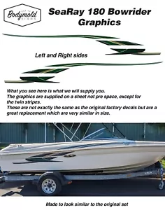 SeaRay 2000 180 Bowrider Decals/Graphics - Picture 1 of 1