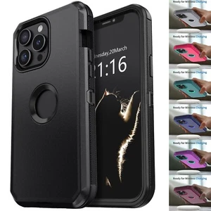 Funda protectora híbrida resistente para teléfono Apple iPhone 12/12 Pro/12 Pro Max - Imagen 1 de 54