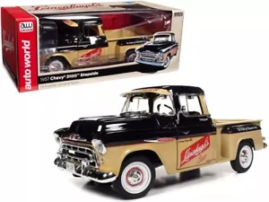 Camioneta pickup Chevrolet 3100 1957 autoworld 1/18 Leinenkugle's AW311-7A - Imagen 1 de 7