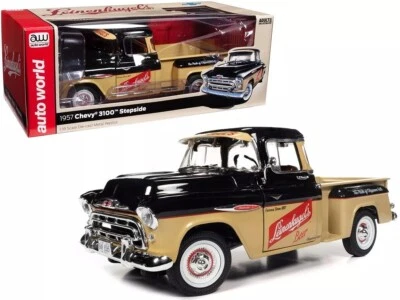 Camioneta pickup Chevrolet 3100 1957 autoworld 1/18 Leinenkugle's AW311-7A Foto 1 de 4