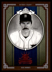 2005 Donruss Diamond Kings Red Framed Black & White Photo Jack Morris #286 - Picture 1 of 2