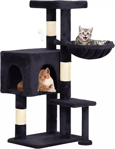 Cat Tree 36 inch Tall Cat Tower for Indoor Cats w/Cat Scratching Post, Cat Condo - Picture 1 of 7