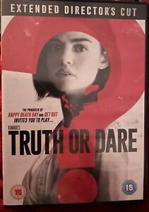 Truth Or Dare. Lucy Hale Tyler Posey Extended Directors Cut. New Sealed DVD