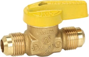 Homewerks VGV1LHB3B Premium Gas Ball Valve x Female Thread 0.5-Inch Brass - Picture 1 of 3
