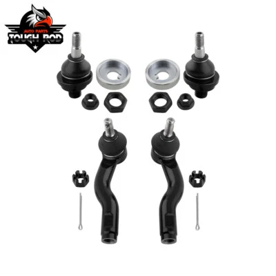 4pcs Front Upper Ball Joints Outer Tie Rod For Mercury Milan 2006-2009 - Image 1 of 4
