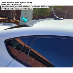 Flat Black 889HW Rear Window Roof Spoiler Wing Fits 2013~2016 Dodge Dart Sedan - Picture 1 of 16