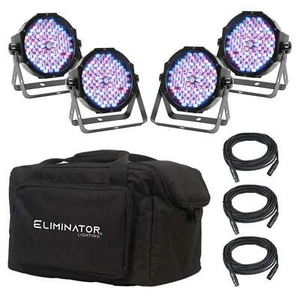Eliminator Lighting Mega Flat PAK EP RGB+UV Low Profile LED Par Pack - Picture 1 of 1
