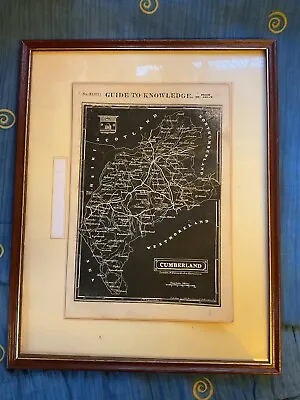 RARA Mappa Antica, Con Pinnock, 1832, Cumberland, Inghilterra • 108.25€