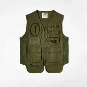 NWT Salehe Bembury x New Balance Yurt Utility Vest Olive Men Size Small NB Crocs - Picture 1 of 15