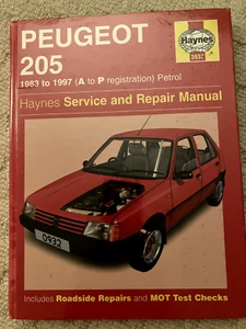 New Hardback Haynes Manual Peugeot 205 1983-1997 Petrol A to P Reg - Picture 1 of 2