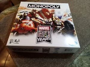 " Monopoly " Marvel 80 Years Edition Collectible Board Game HASBRO - Picture 1 of 3