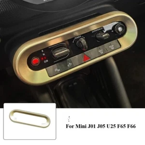 Central Control Button Frame Cover Sticker for Mini U25 F65 F66 J01 J05 24-25 02 - Picture 1 of 1