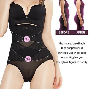 Women Waist Trainer Body Shaper High Waist Shapewear Tummy Control Panties Pants - Picture 1 of 11