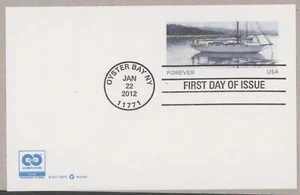 2012 Scott #UX627 Sailboat, Postal Card FDC - Picture 1 of 1