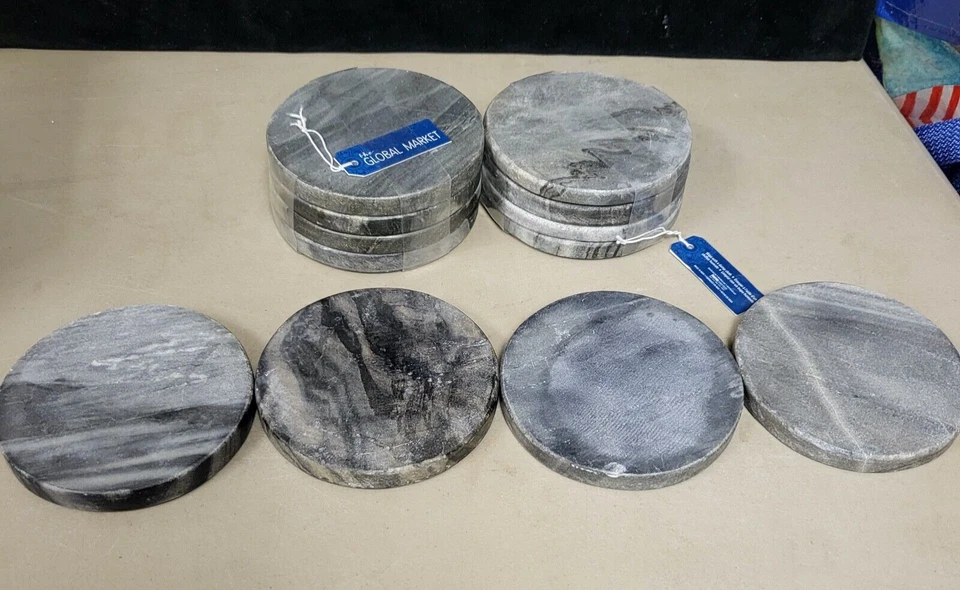 Juego de 4 posavasos de mármol Global Market Foto 1 de 1