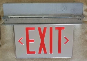 Insegna di uscita LED Philips - lettere rosse - nuova scatola aperta - luce di emergenza commerciale - Foto 1 di 4