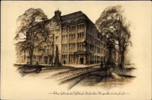 Künstler Ak Düsseldorf am Rhein, Verlagsgebäude der Düsseldorfer... - 4718358 - Picture 1 of 2