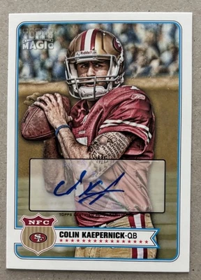 2012 TOPPS MAGIC #232 COLIN KAEPERNICK RC AUTO AUTOGRAPH - Image 1 of 2
