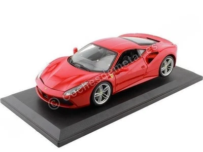 2015 Ferrari 488 GTB Cereza Red 1:18 Bburago 16008 - Imagen 1 de 4