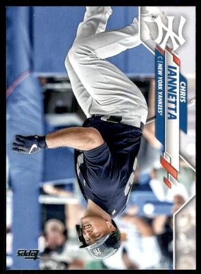 2020 Topps Update Royal Blue Chris Iannetta New York Yankees #U-133 - Image 1 of 2