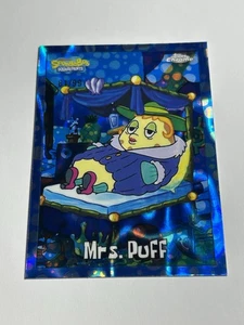 2025 Topps Chrome SpongeBob 25 Mrs Puff Bubblefractor /99 - Picture 1 of 3