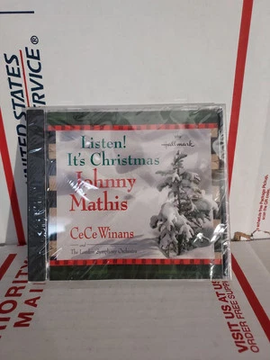 New Sealed Listen! It’s Christmas CD By Johnny Mathis (1999 Hallmark CD) #159 - Image 1 of 2