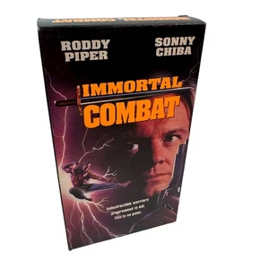 Immortal Combat VHS 1994 Martial Arts Rowdy Roddy Piper Rare Action B-Movie - Picture 1 of 5