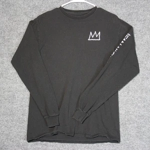 Jean-Michel Basquiat Art Long Sleeve Graphic T-Shirt Black Mens Medium - Picture 1 of 6