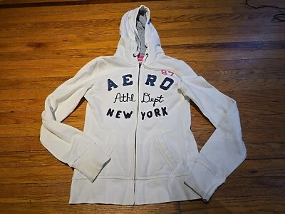Sudadera con capucha Aeropostale con cremallera para niña talla Xs/TP  Foto 1 de 4
