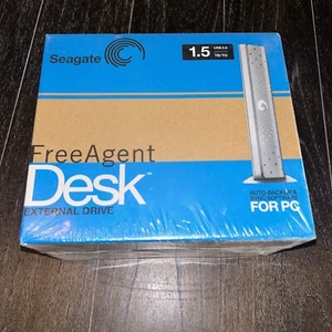 Seagate FreeAgent Desk 1.5TB USB 2.0 External Hard Drive - New and Sealed - Zdjęcie 1 z 5