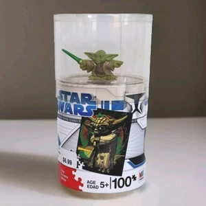 Star Wars Galactic Heroes Yoda Action Figure 100 Piece Puzzle Hasbro 2008 - Picture 1 of 5
