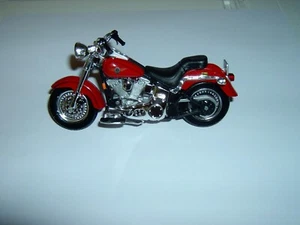 2004 MAISTRO " HARLEY DAVIDSON 2002 FLSTF FAT BOY REPLICA MOTORCYCLE W/COA. 5" - Picture 1 of 9