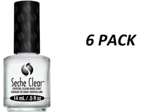 Seche Clear Crystal Clear Base Coat 0.5 oz. (6 Pack) - Picture 1 of 1