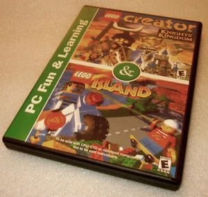 Lego Creator Knight's Kingdom/ Lego Island 2 PC Games - GUC Quick Shipper! - Picture 1 of 3