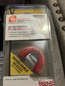 Shock Doctor Mouthguard Ultra Braces Flavor Fusion Rocketpunch  Adult 12 & Up - Picture 1 of 3