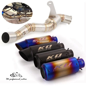 Sistema de deslizamiento de tubo silenciador negro para CF-Moto 700CL-X 2020-2023 - Imagen 1 de 13