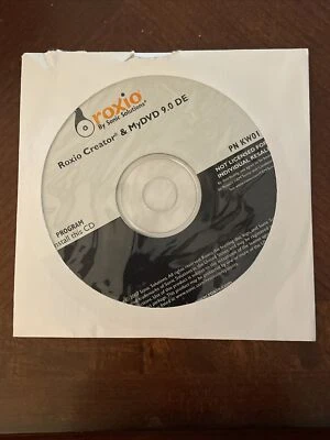 Roxio Creator 9.0 DE CD / DVD Burning Recording Software Install CD - Image 1 of 2