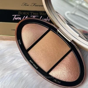 Too Faced BORN THIS WAY Complexion Highlighting Palette~Tan~Full Size~New Boxed - Picture 1 of 4