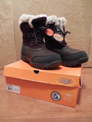 Lugz Mujer TALLULAH WR Marrón Crema Resistente al Agua Cordones HW Botas NOS 10.0M Foto 1 de 4