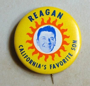 Ronald Reagan 1968 campagna spilla bottone politico - Foto 1 di 1