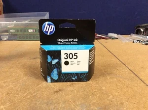 Genuine HP 305 Black Ink Cartridge 3YM61AE (June 2023) - Picture 1 of 2