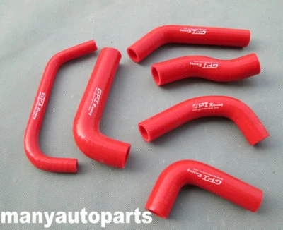 Honda XR650R XR650 XR 650 2000-2009 01 02 03 04 05 silicone RADIATOR HOSE RED Foto 1 de 4