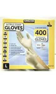 Guantes de examen de nitrilo desechables Kirkland Signature 2 X 200 - 400 unidades tamaño grande - Imagen 1 de 1