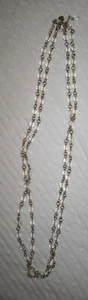 American Eagle Adjustable Faux Crystal Bead Gold Tone Strand Necklace NWOT - Picture 1 of 11