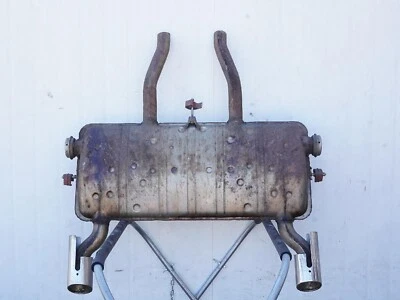 2007 - 2011 Jaguar Xk 4.2 Liter V8 Engine Exhaust Resonator Rear Pipe Dual Oem Foto 1 de 4