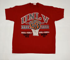 VTG UNLV Rebels T Shirt 1990 NCAA National Champions Single Stitch USA Made XL