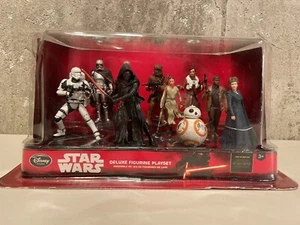 STAR WARS "THE FORCE AWAKENS" DELUXE FIGURINE SET "NEW" 10PC. COLLECTIBLE - Picture 1 of 6