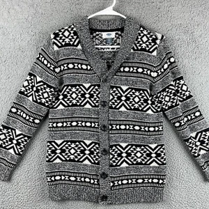 Old Navy Cardigan Sweater Girls XL (14-16)  Geometric Buttons Kids Long Sleeve - Picture 1 of 8