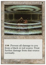 Magic the Gathering MTG Greater Realm of Preservation (31) Fifth Edition   LP